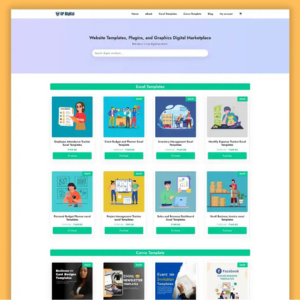 Digital Product Selling Website Template For GeneratePress